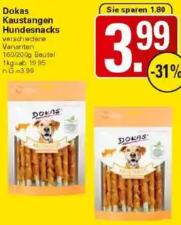 WEZ Dokas Kaustangen Hundesnacks Angebot