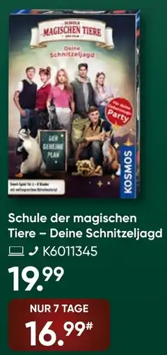 Galeria KOSMOS Schule der magischen Tiere - Deine Schnitzeljagd Angebot