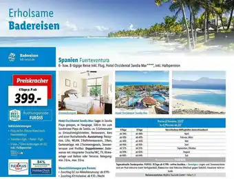 Lidl Reisen Spanien Fuerteventura Angebot