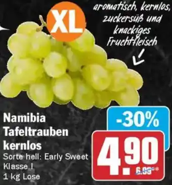 AEZ Namibia Tafeltrauben kernlos Angebot