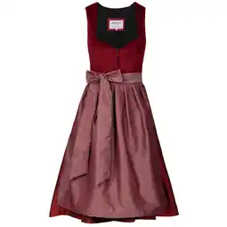 Netto Marken-Discount Midi Dirndl Luise Samt Rot Angebot