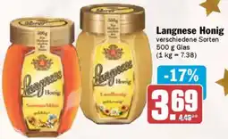 AEZ Langnese Honig Angebot