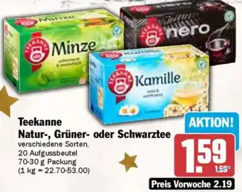AEZ Teekanne Natur-, Grüner- oder Schwarztee Angebot