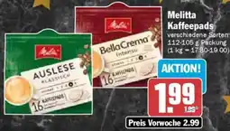 AEZ Melitta Kaffeepads Angebot