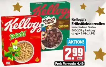AEZ Kellogg's Frühstückscerealien Angebot