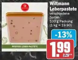 AEZ Wiltmann Leberpastete Angebot
