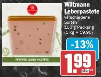 AEZ Wiltmann Leberpastete Angebot