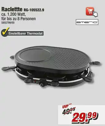 Poco Raclette Rg-105522.9 Emeno Angebot