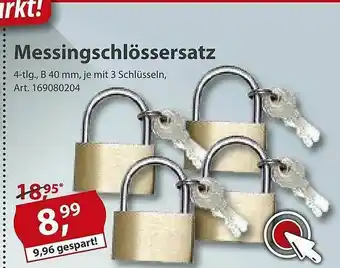 Sonderpreis Baumarkt Messingschlössersatz Angebot