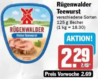 AEZ Rügenwalder Teewurst Angebot
