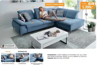 Opti Wohnwelt Polstergarnitur Angebot
