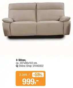 Opti Wohnwelt 3-Sitzer Angebot