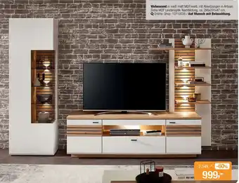 Opti Wohnwelt Wohnwand Angebot