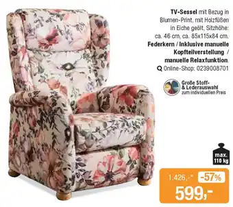 Opti Wohnwelt TV-Sessel Angebot