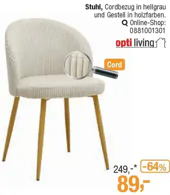 Opti Wohnwelt Stuhl Angebot