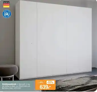 Opti Wohnwelt Drehtürenschrank Angebot