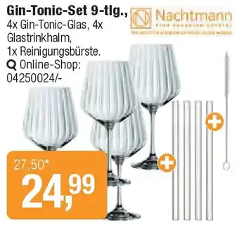 Opti Wohnwelt Nachtmann Gin-Tonic-Set 9-tlg. Angebot