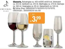 Opti Wohnwelt ZWIESEL Glasserie Angebot