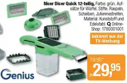 Opti Wohnwelt Genius Nicer Dicer Quick 12-teilig Angebot