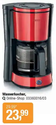 Opti Wohnwelt SEVERIN Wasserkocher Angebot