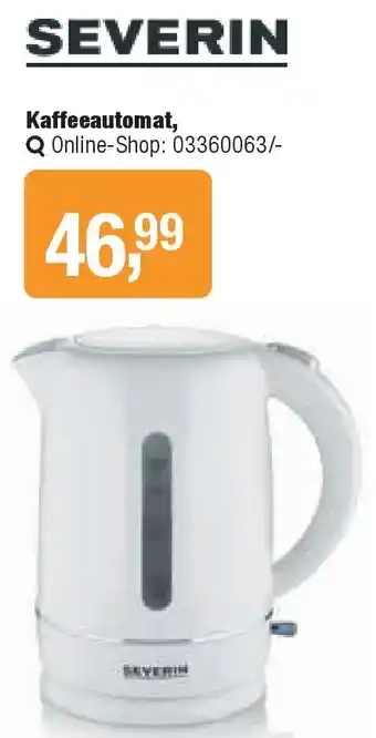 Opti Wohnwelt SEVERIN Kaffeeautomat Angebot
