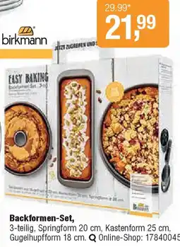 Opti Wohnwelt Birkmann Backformen-Set Angebot