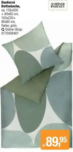 Opti Wohnwelt SCHÖNER WOHNEN Renforcé Bettwäsche Angebot