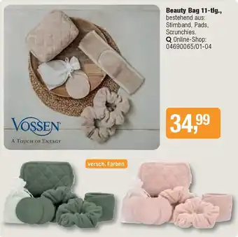 Opti Wohnwelt VOSSEN Beauty Bag 11-tlg. Angebot