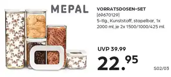 Möbel Buss MEPAL vorratsdosenset Angebot