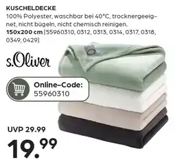 Möbel Buss s.Oliver Kuscheldecke Angebot