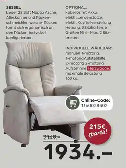 Möbel Buss Himolla sessel Angebot