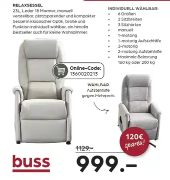 Möbel Buss Himolla relaxsessel Angebot