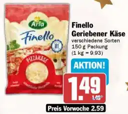 AEZ Arla Finello Geriebener Käse Angebot