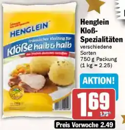 AEZ Henglein Kloẞ Spezialitäten Angebot