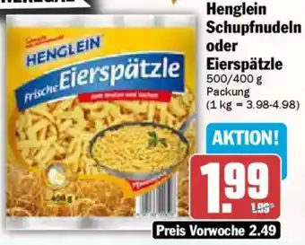 AEZ Henglein Schupfnudeln oder Eierspätzle Angebot