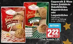 AEZ Coppenrath & Wiese Unsere Goldstücke Dinkelbrötchen, Roggenbrötchen oder Laugenbrötchen Angebot