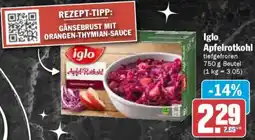 AEZ Iglo Apfelrotkohl Angebot