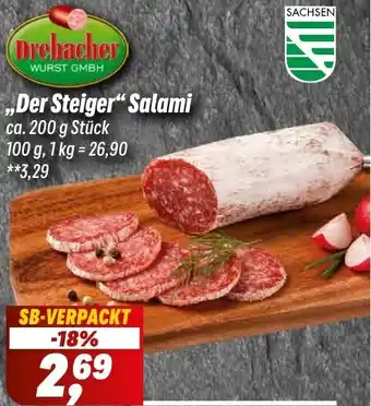 Simmel Drebacher „Der Steiger" Salami Angebot