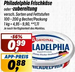 Simmel Philadelphia Frischkäse oder -zubereitung Angebot