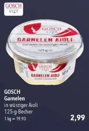 CITTI Markt GOSCH SYLT GOSCH Garnelen Angebot