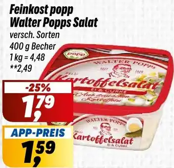 Simmel Feinkost popp Walter Popps Salat Angebot