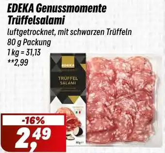 Simmel EDEKA Genussmomente Trüffelsalami Angebot