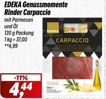 Simmel EDEKA Genussmomente Rinder Carpaccio Angebot