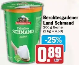 AEZ Berchtesgadener Land Schmand Angebot