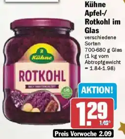 AEZ Kühne Apfel-/ Rotkohl im Glas Angebot