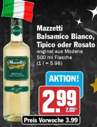 AEZ Mazzetti Balsamico Bianco, Tipico oder Rosato Angebot