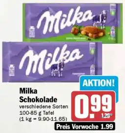 AEZ Milka Schokolade Angebot