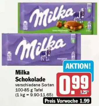 AEZ Milka Schokolade Angebot