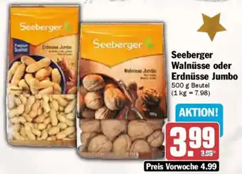 AEZ Seeberger Walnüsse oder Erdnüsse Jumbo Angebot