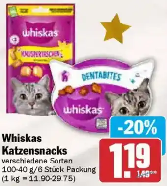 AEZ Whiskas Katzensnacks Angebot